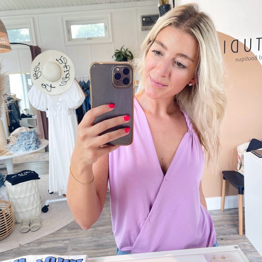 Heartloom Lavender Pink Wrap Camisole